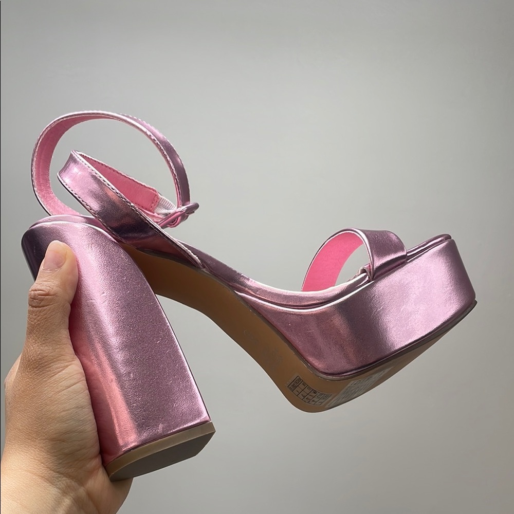 Pink Platform Sandals